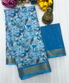 MG 420 Linen Daily Wear Printed Non Catalog Sarees Wholesale Price In Surat